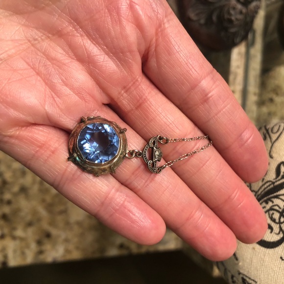 Unique vintage necklace, sterling silver, very old. - Picture 6 of 7